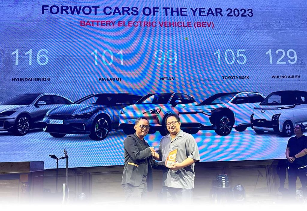 Wuling Air EV Dinobatkan Sebagai FORWOT Car of The Year 2023