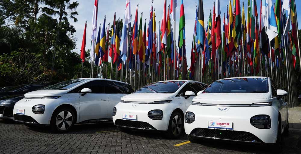 World Water forum 2024 Gunakan Mobil Listrik Wuling Antar Tamu