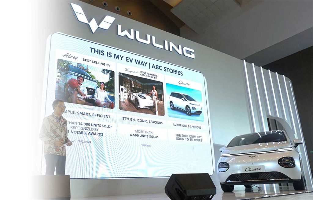 Wuling Kuasai Penjualan Mobil Listrik Indonesia Hingga Q1 2024